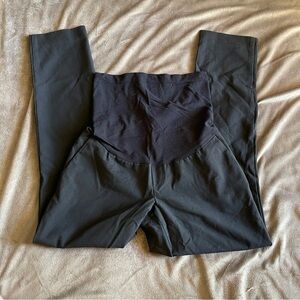 A Pea in the Pod Charcoal Maternity Leggings